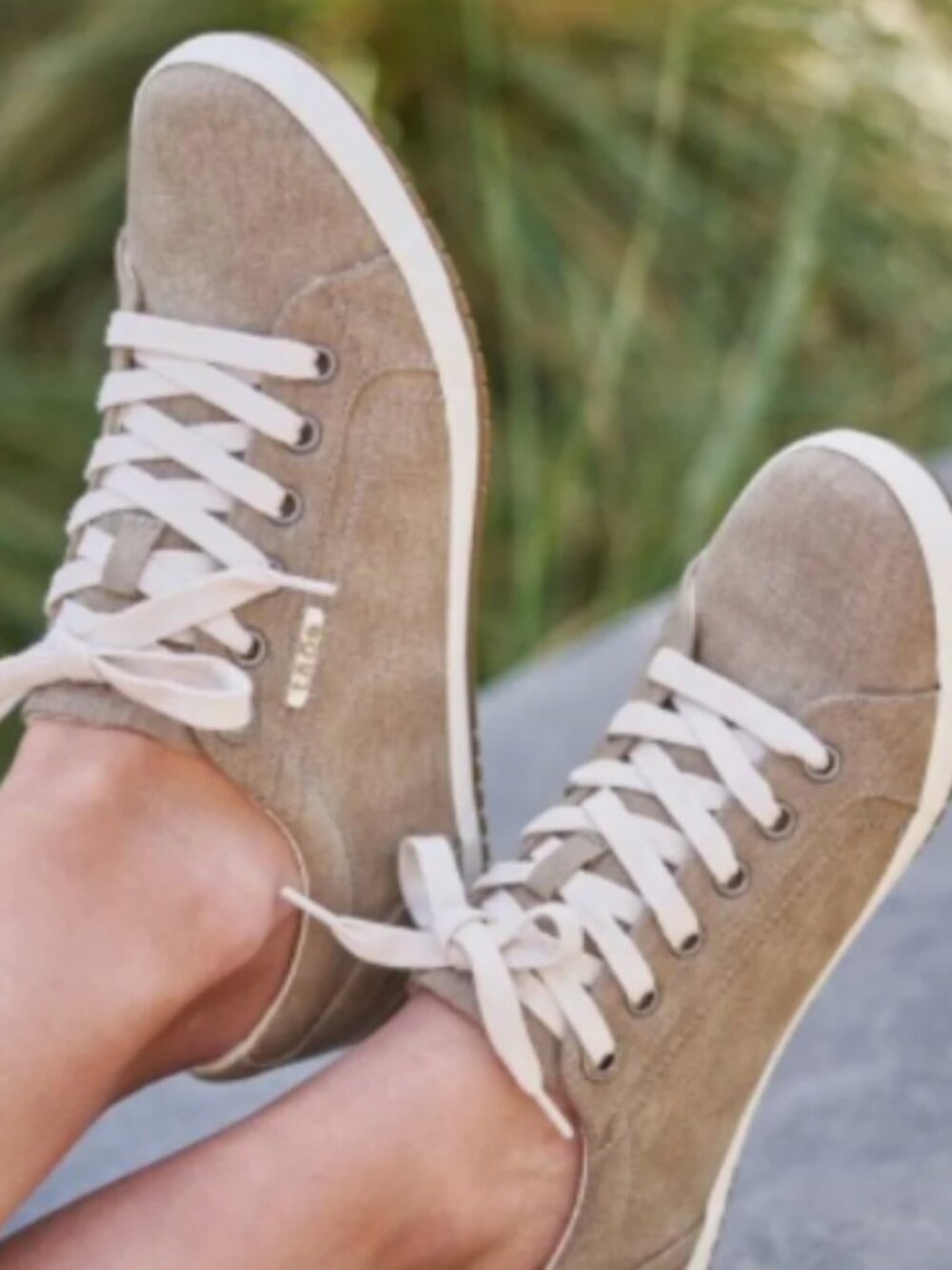 Taos Star Khaki Canvas Casual Sneakers Shoes Arch Support STA-12844 sz 9